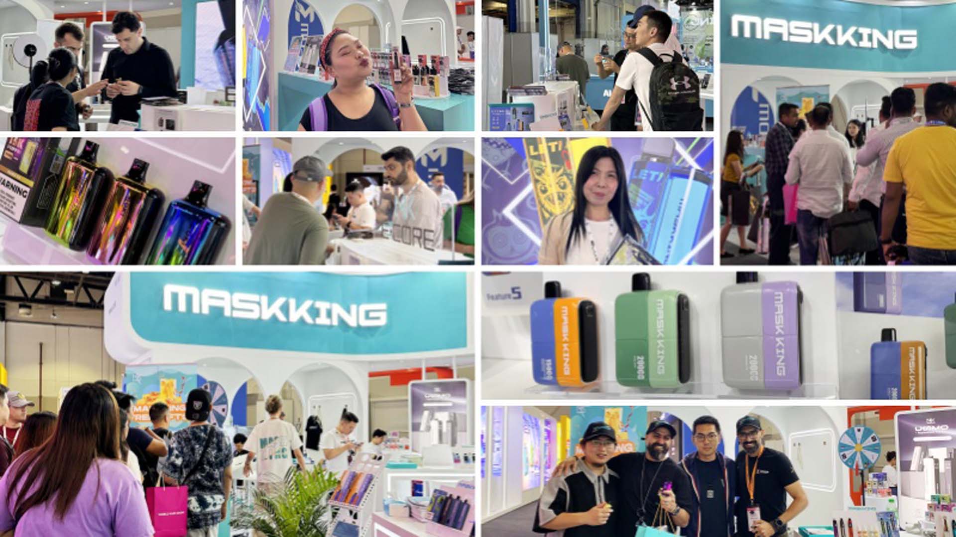 Maskking Shines at the World Vape Show Dubai 2024 with Groundbreaking Product